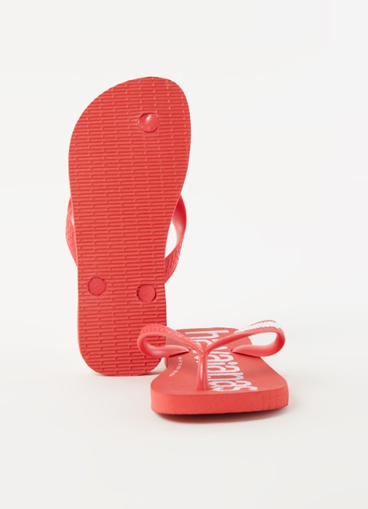Havaianas Top Logomania slipper - detail 4 steenrood