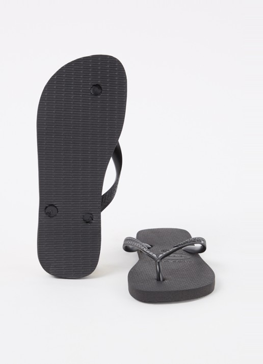 Havaianas Top slipper met logo - detail 4 zwart