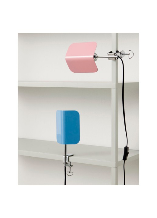 Hay Apex klemlamp 27,5 cm - voorkant 2 lichtblauw