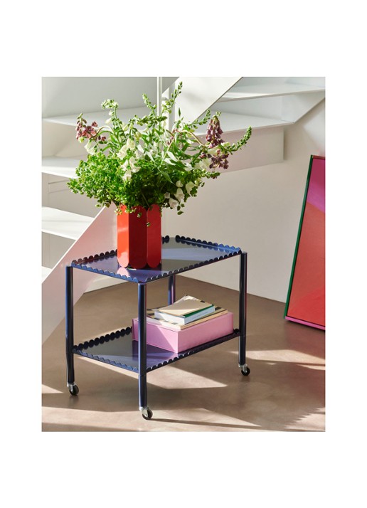 Hay Arcs Trolley kast 63 x 44 cm - voorkant 3 blauw