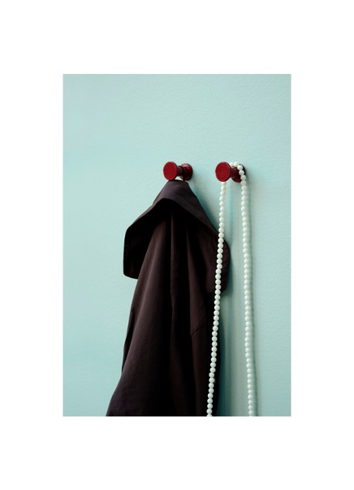 Hay Bolt Hook wandhaak set van 2 - voorkant 2 rood