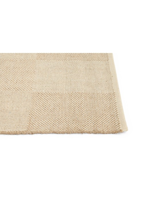 Hay Check vloerkleed 80 x 200 cm - voorkant 2 bruin