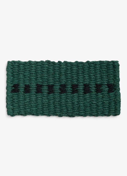 Hay Coco deurmat 80 x 40 cm - voorkant groen