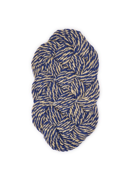 Hay Coco Swirl deurmat 40 x 80 cm - voorkant donkerblauw