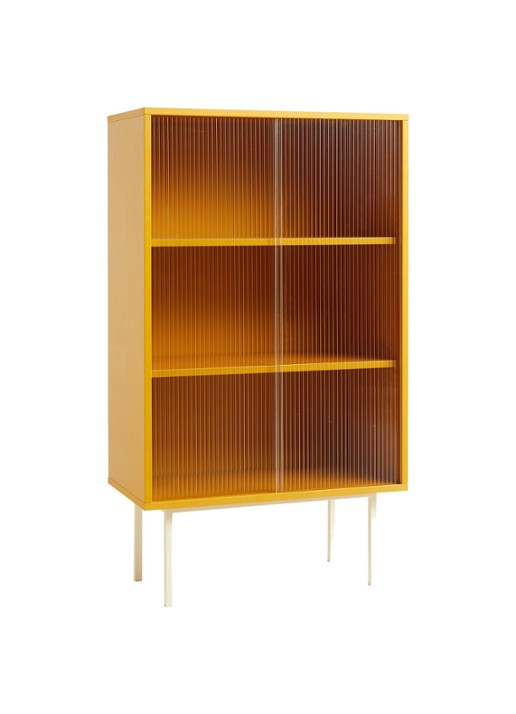 Hay Colour cabinet tall dressoir with glass doors