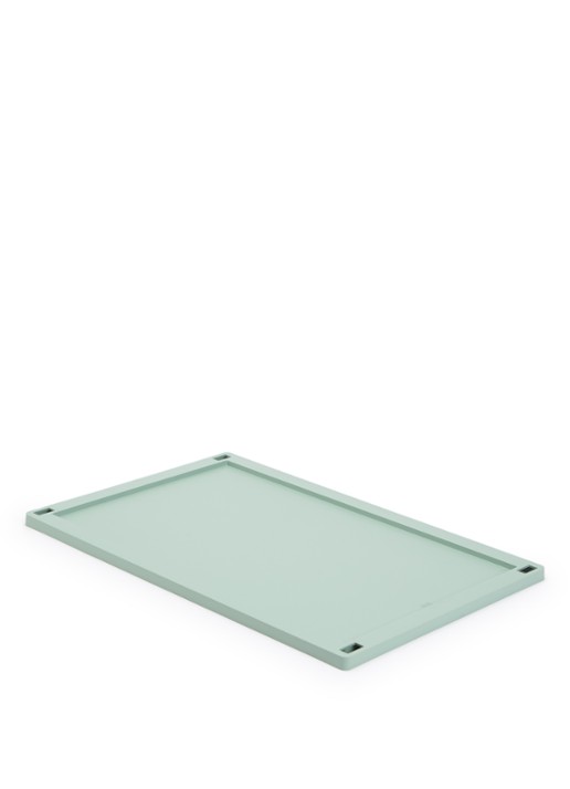 Hay Colour Crate L deksel - voorkant lichtgroen