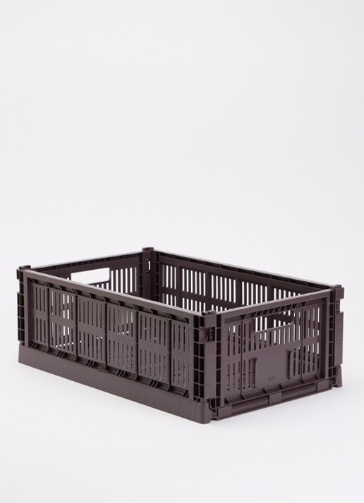 Hay Colour Crate L vouwkrat - voorkant 2 bordeauxrood