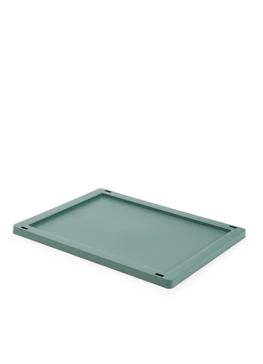 Hay Colour Crate M deksel - voorkant groen