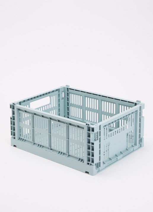 Hay Colour Crate M vouwkrat - voorkant 2 lichtblauw