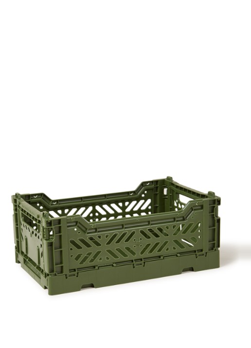 Hay Colour Crate S vouwkrat - voorkant legergroen