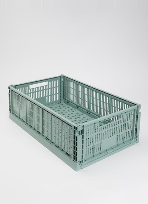 Hay Colour Crate X-Large vouwkrat - voorkant 2 olijfgroen