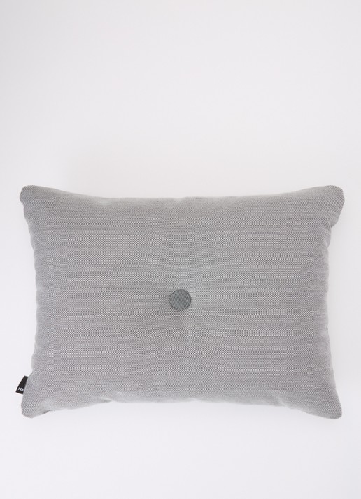 Hay Dot sierkussen in wolblend 45 x 60 cm - achterkant lichtgrijs
