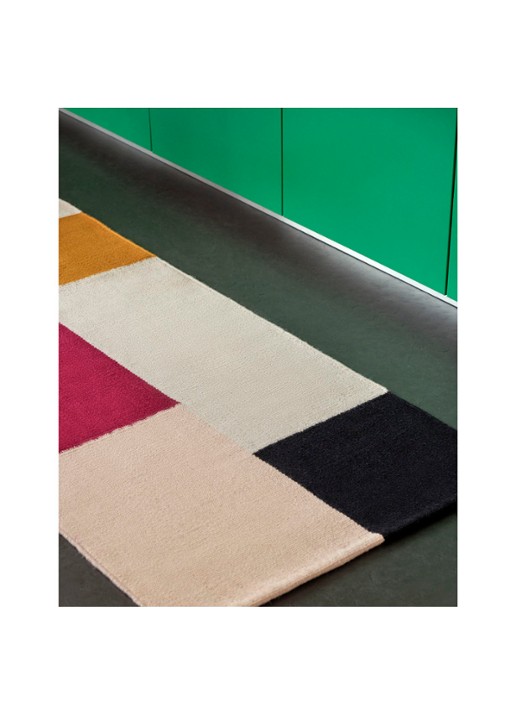 Hay Ethan Cook Flat Works vloerkleed  - voorkant 2 steenrood