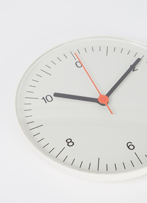 Hay Jasper Morrison wandklok 26,5 cm - detail 3 wit