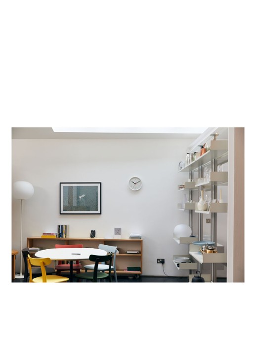 Hay Jasper Morrison wandklok 26,5 cm - detail 4 wit