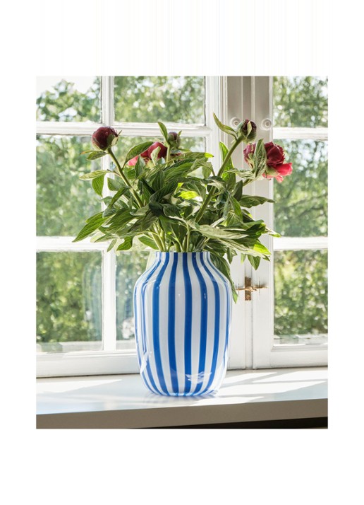 Hay Juice High vaas 28 cm - voorkant 4 blauw
