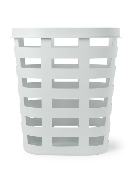 Hay Laundry Basket L wasmand 62,5 cm  - voorkant lichtgrijs