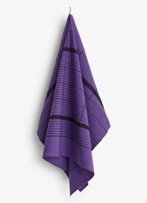 Hay Linear theedoek 52 x 80 cm - voorkant paars