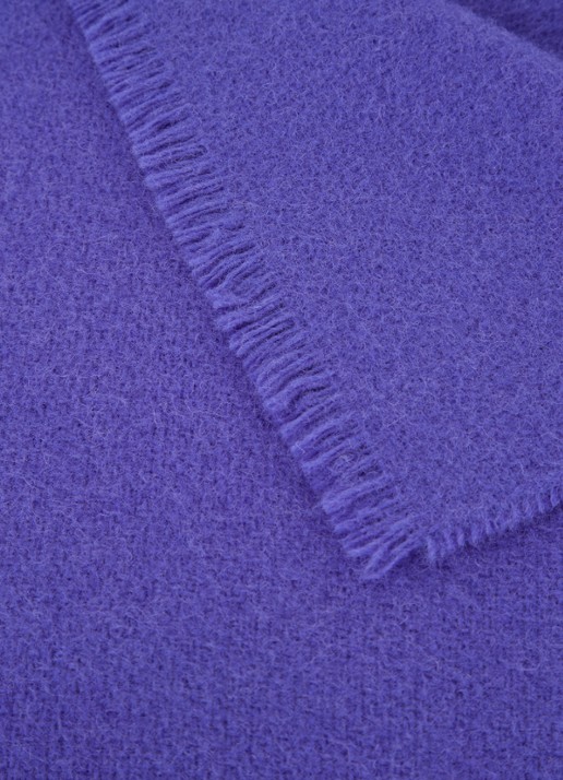 Hay Mono plaid van wol 130 x 180 cm - detail 3 paars
