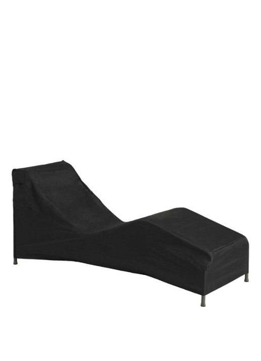 Hay Palissade Cover hoes voor Chaise Longue - voorkant zwart