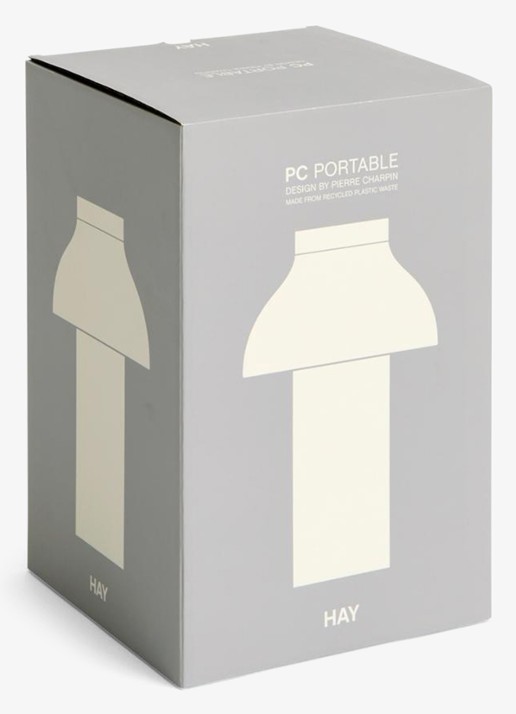 Hay Pc portable lamp no 2 - voorkant 2 gebroken wit