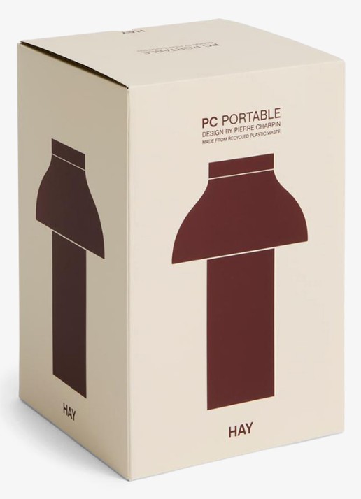 Hay Pc portable lamp no 2 - voorkant 3 rood