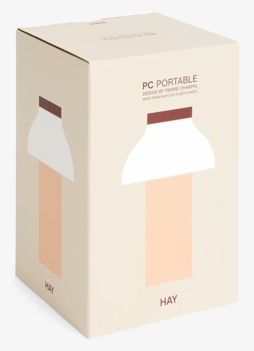 Hay Pc portable lamp no 2 - voorkant 2 roze