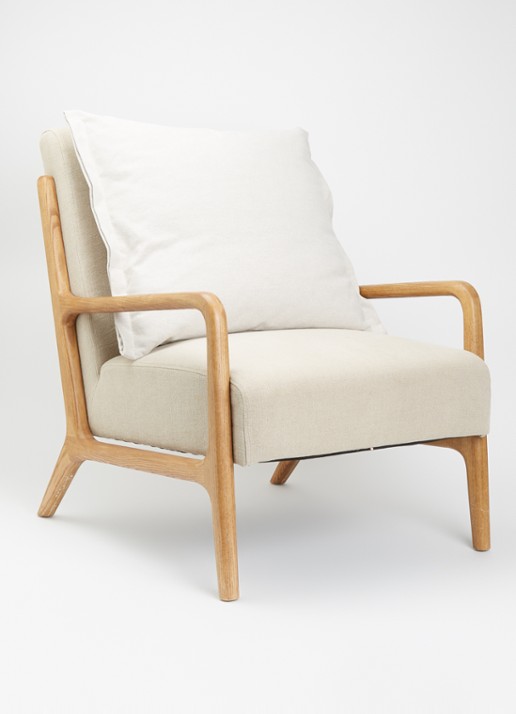 Hay Plica sierkussen 55 x 60 cm - voorkant 4 beige