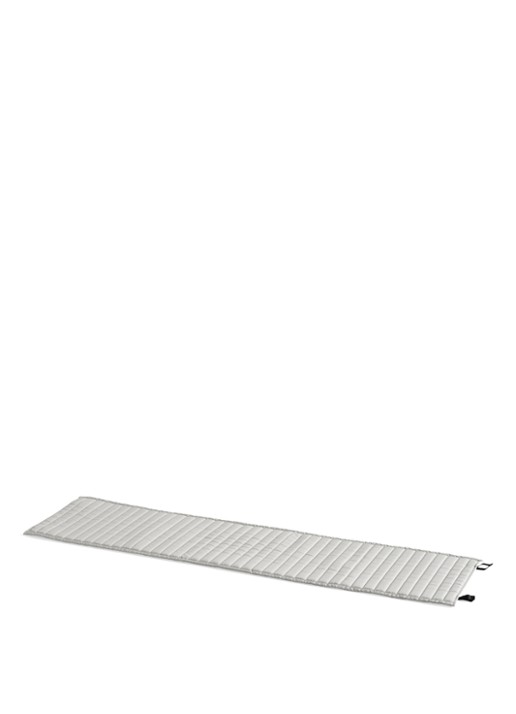 Hay Quilted kussen voor Palissade chaise longue - voorkant 2 lichtgrijs