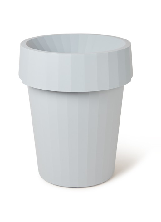 Hay Shade Bin prullenbak 14 liter - voorkant 2 lichtgrijs