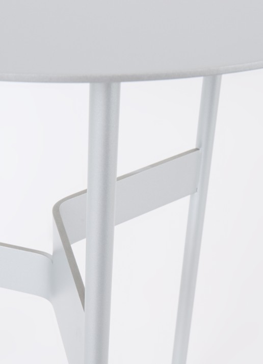Hay Shim salontafel 45 cm - voorkant 2 lichtgrijs