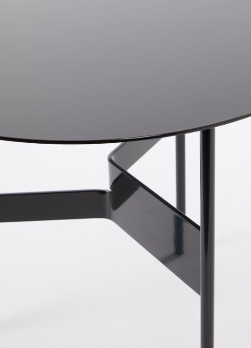 Hay Shim salontafel 54 cm - voorkant 2 zwart