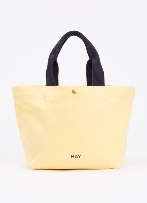 Hay Shopper met logo - voorkant 5 geel
