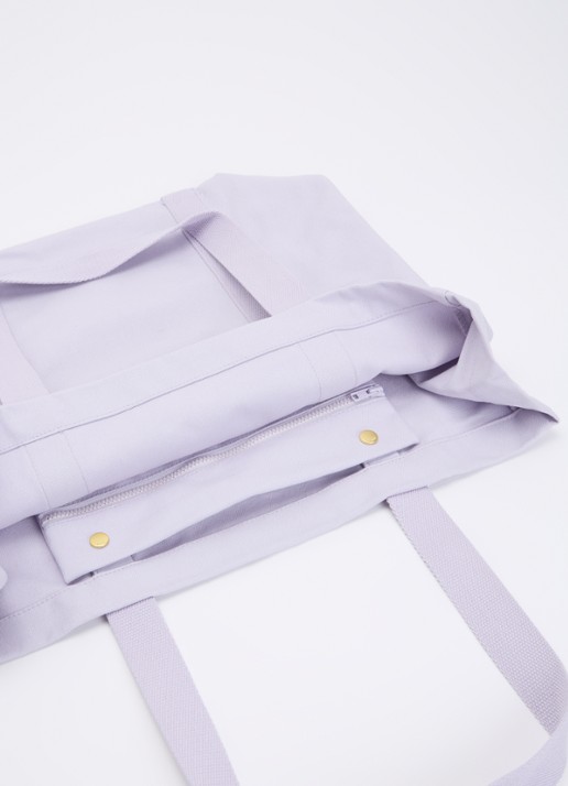 Hay Shopper met logo - detail 3 lila
