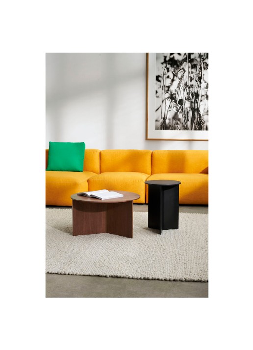 Hay Slit bijzettafel 35 x 35 cm - voorkant 2 zwart