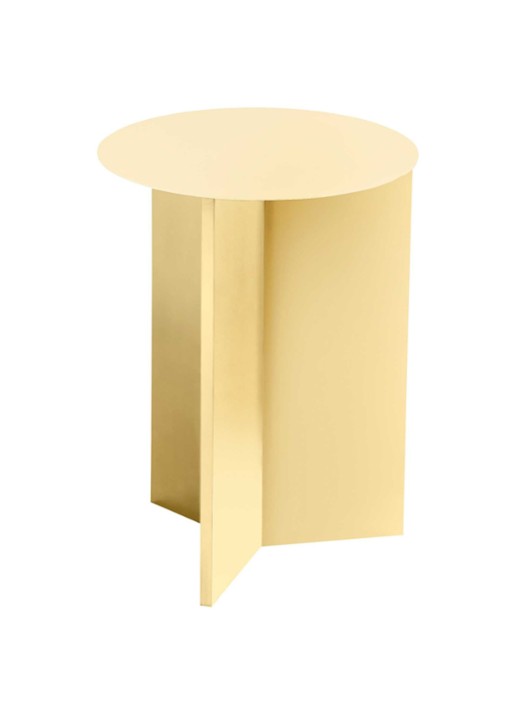 Hay Slit tafel hoog  - voorkant geel