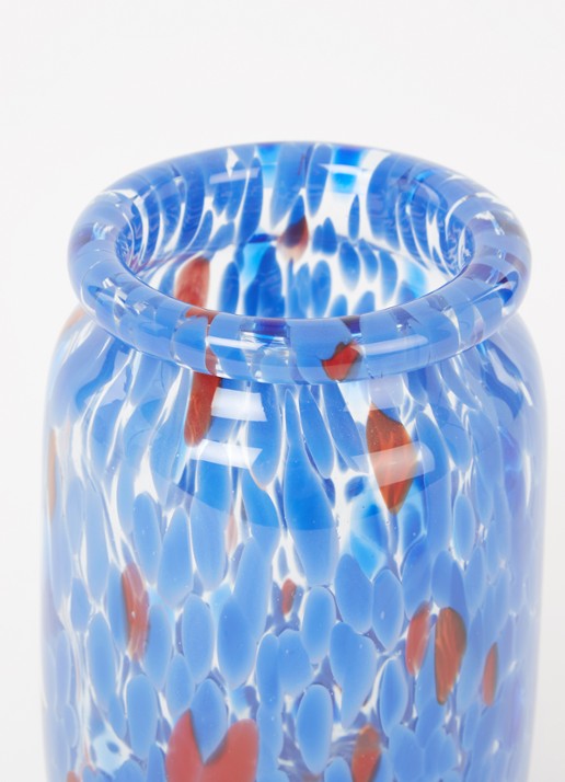 Hay Splash vaas medium 22,5 cm - voorkant 3 blauw