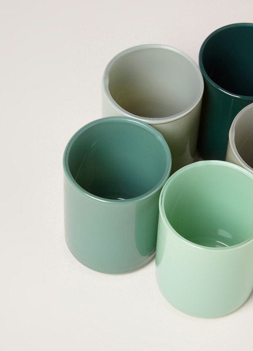 Hay Spot Votive waxinelichthouder set van 5 - detail 3 groen