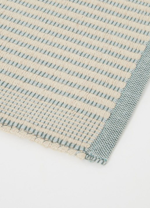 Hay Tapis deurmat 60 x 95 cm - voorkant 2 lichtblauw