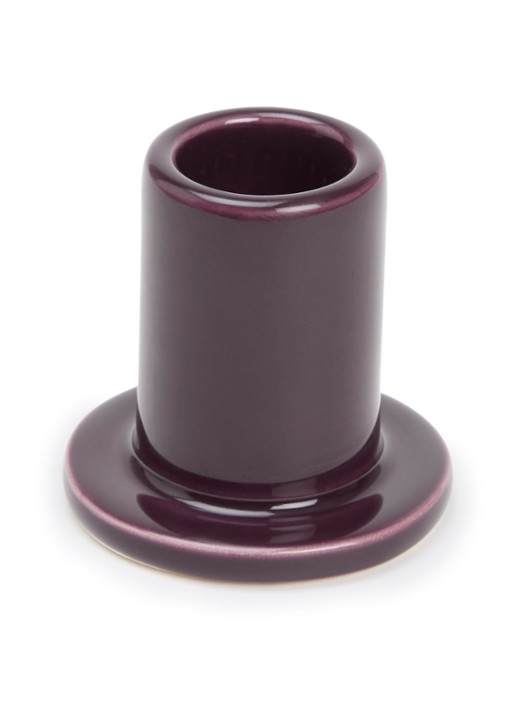 Hay Tube kandelaar 5 cm - voorkant bordeauxrood