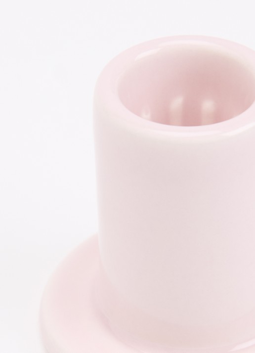 Hay Tube kandelaar 5 cm - voorkant 2 lichtroze