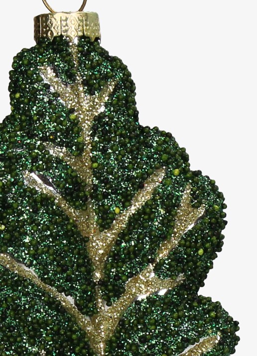HD Collection Boerenkool kersthanger 16,3 cm - detail 3 groen