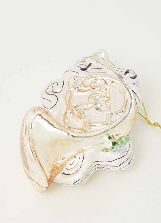 HD Collection Music Notes kersthanger 12 cm - detail goud