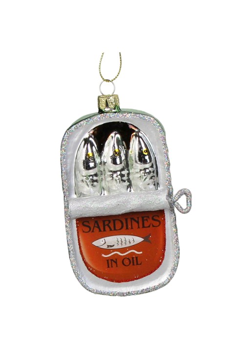 HD Collection Sardine kersthanger 12 cm