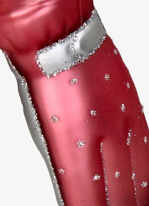 HD Collection Tuinhandschoenen kersthanger 8,8 cm - detail 3 roze