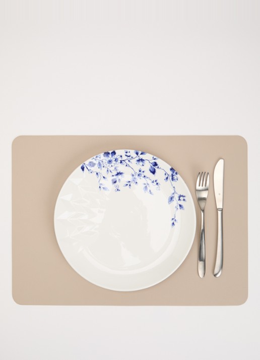 Heinen Delfts Blauw Blauw Vouw dinerbord 27 cm  - detail 4 wit