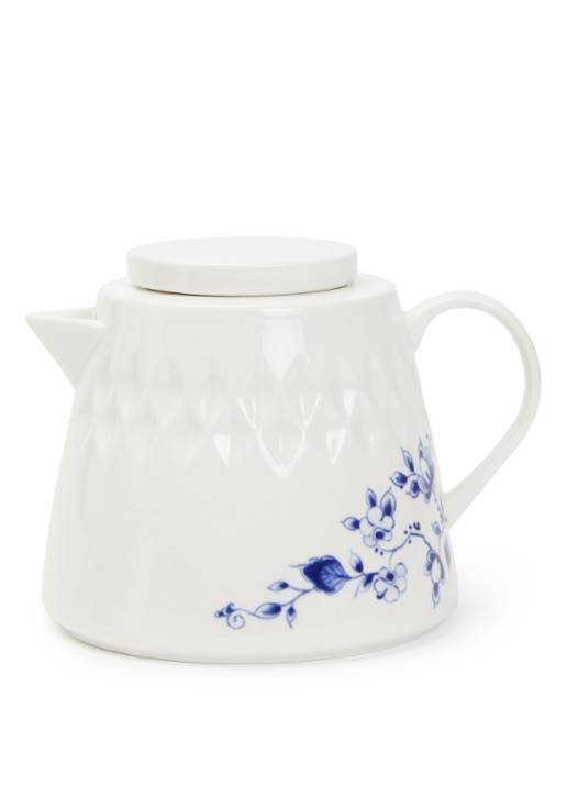 Heinen Delfts Blauw Blauw Vouw koffiepot 90 cl