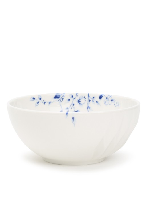 Heinen Delfts Blauw Blauw Vouw kom 16 cm