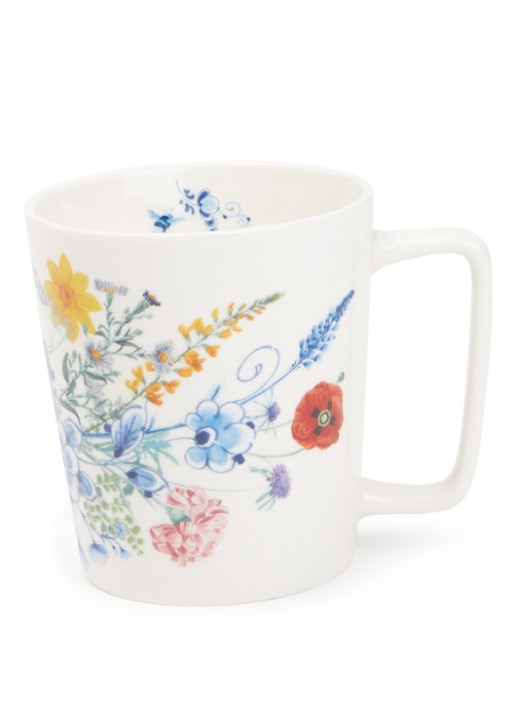 Heinen Delfts Blauw Bloementuintje kopje 30 cl