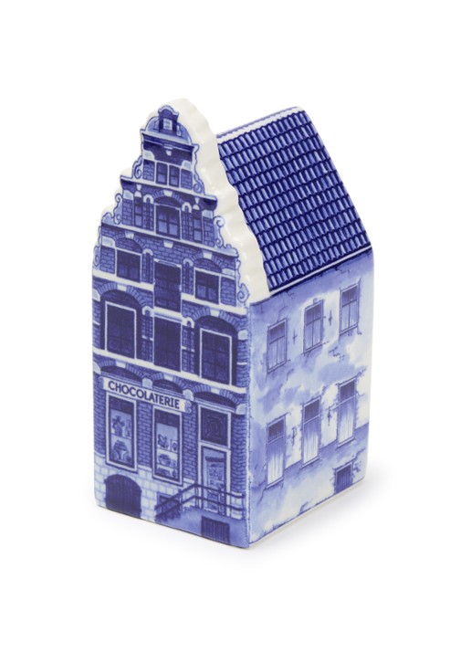 Heinen Delfts Blauw Chocolaterie ornament 14 cm
